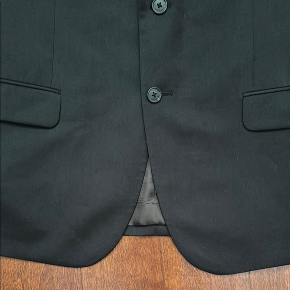 Pronto Uomo Black 100% Wool Blazer, Classic Style, Size 44 Short/38 Waist - Picture 7 of 15